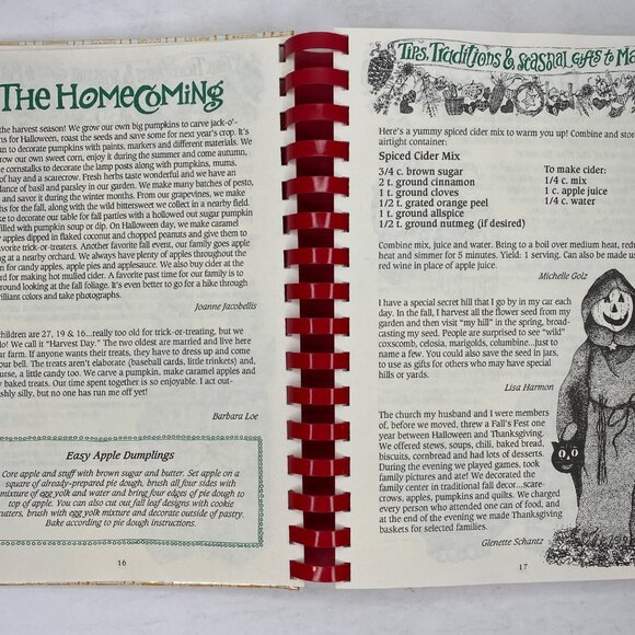 Gooseberry Patch Welcome Home For The Holidays Cookbook Christmas Spiral Recipes - Picture 4 of 13